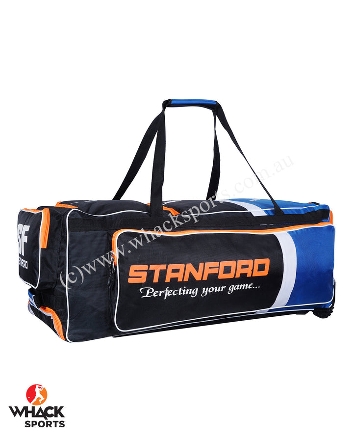 SF Triumph Cricket Kit Bag - Wheelie - Large - Black/Orange