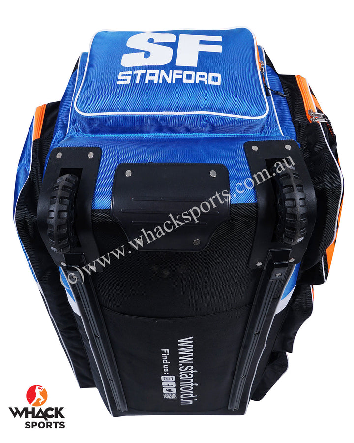 SF Triumph Cricket Kit Bag - Wheelie - Large - Black/Orange