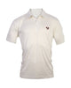SG Cricket Short Sleeve Shirt - Off White - Junior