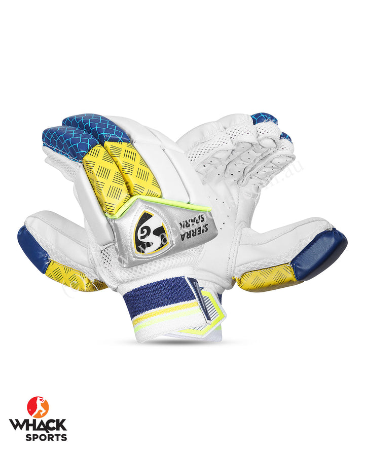 SG Sierra Spark Cricket Batting Gloves - Boys/Junior