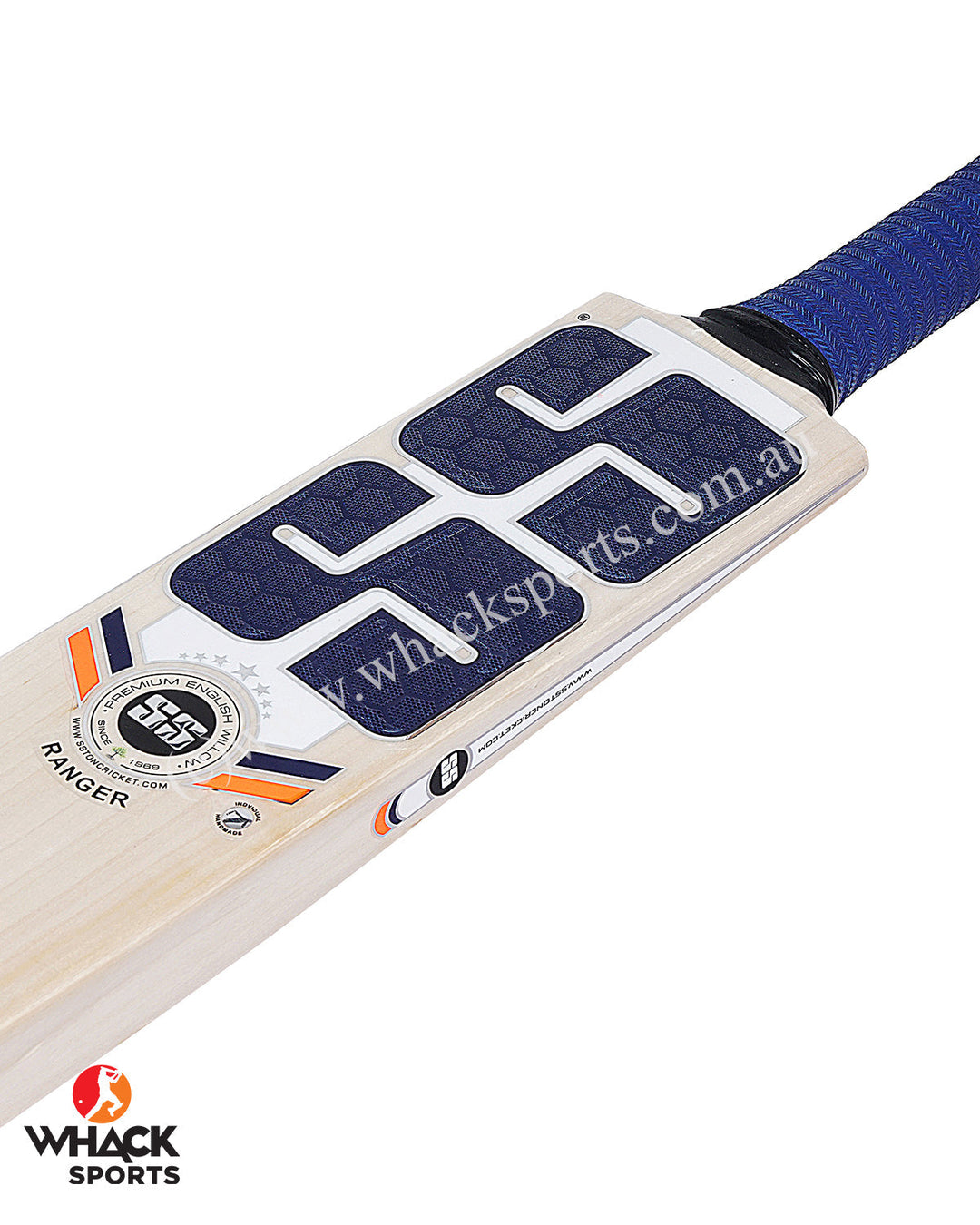SS Ranger Grade 1 English Willow Cricket Bat - Senior LB