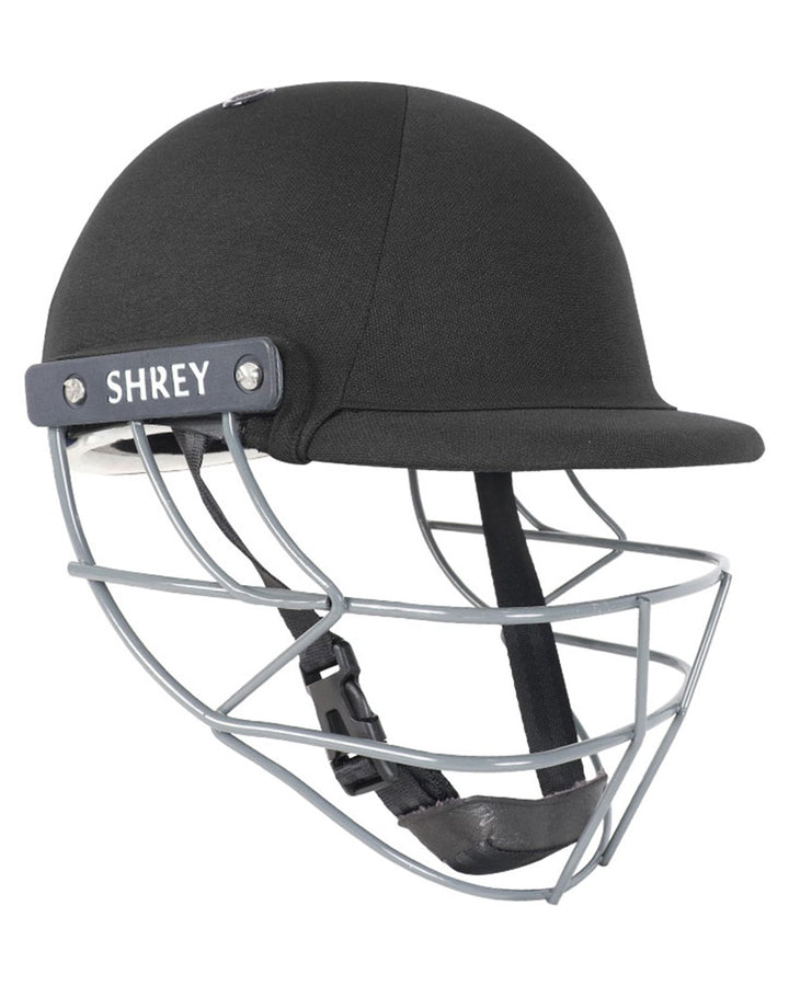 Shrey Performance 2.0 Cricket Batting Helmet with Neck Guard - Steel - Senior