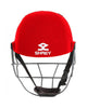 Shrey Performance Cricket Batting Helmet - Steel - Red - Senior