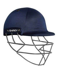 Shrey Performance Cricket Batting Helmet - Steel - Navy - Boys/Junior