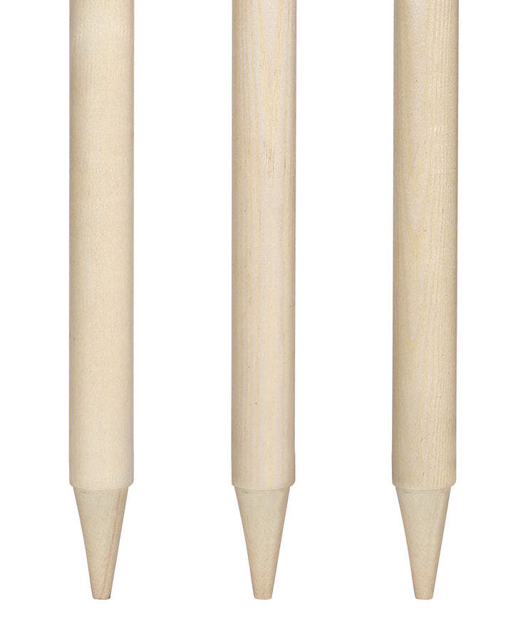 WHACK Ashwood Stump Set - Set of 3 Stumps with Bails