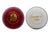WHACK County Leather Cricket Ball - 2 Piece - 142gm - White/Red