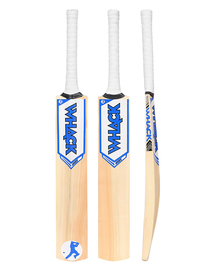 WHACK Joey BLUE Kashmir Willow Cricket Bat - SH, main product view, blue