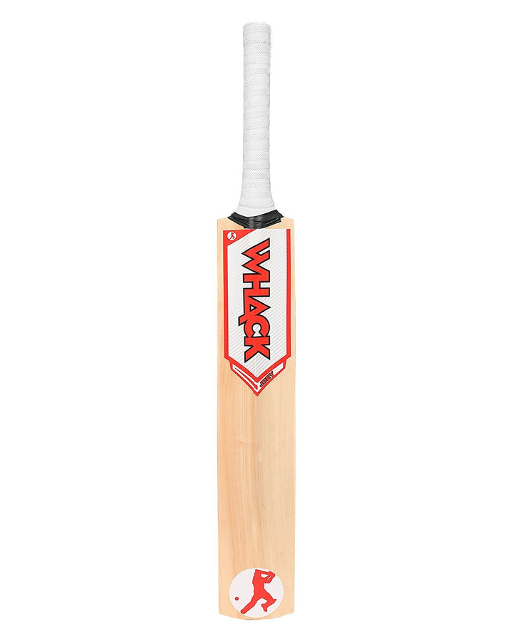 WHACK Joey RED Kashmir Willow Cricket Bat - Youth/Harrow