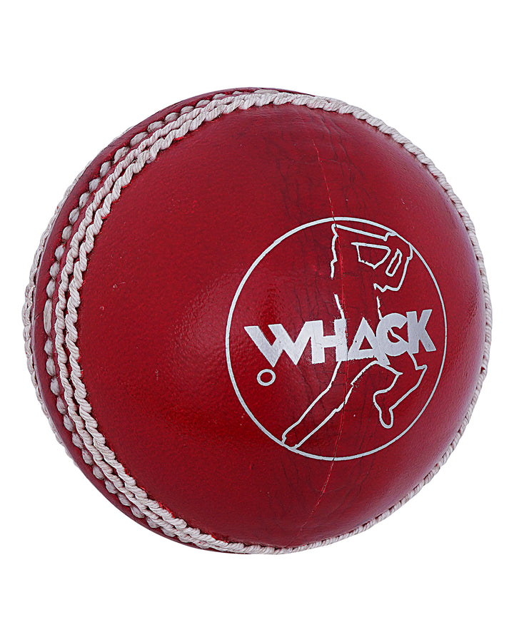 WHACK Legacy Australian Hide Cricket Ball - 4 Piece - 156gm - Red