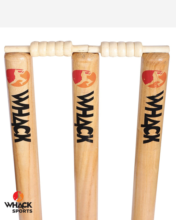 WHACK Wooden Spring Stump Set with Bails