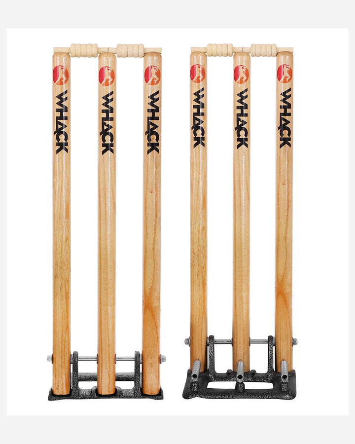 WHACK Wooden Spring Stump Set with Bails