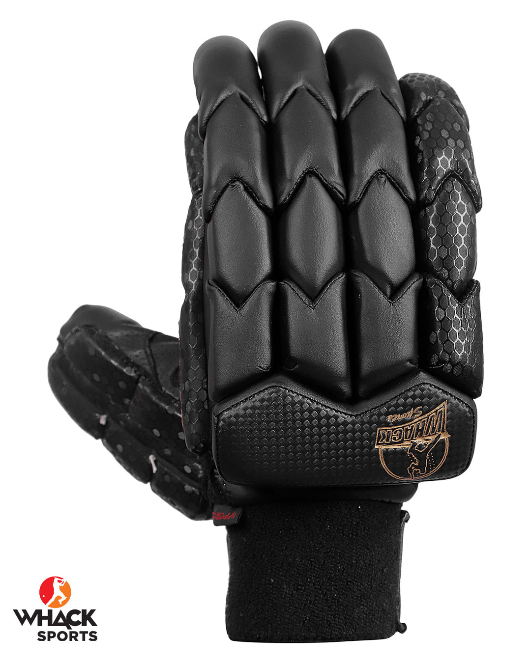WHACK Player Test Grade Cricket Batting Gloves - Adult - Black