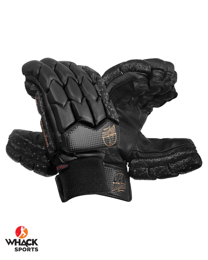 WHACK Player Test Grade Cricket Batting Gloves - Adult - Black