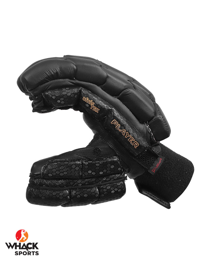 WHACK Player Test Grade Cricket Batting Gloves - Adult - Black