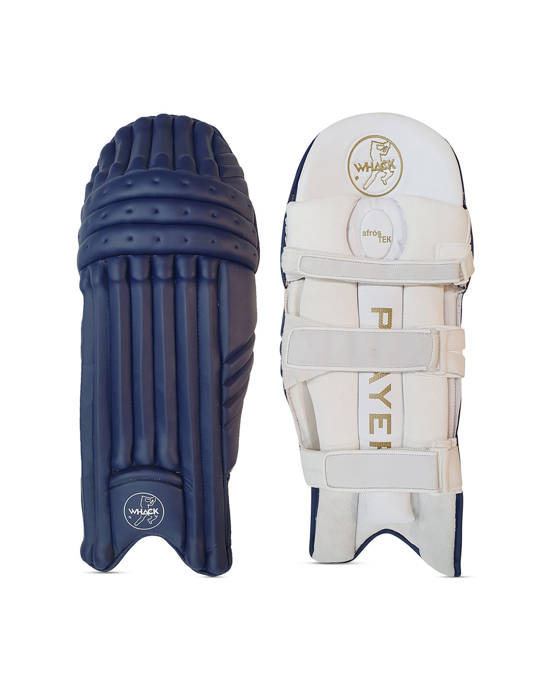 WHACK Player Cricket Batting Pads - Adult - Navy
