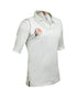 Whack Elite Cricket Short Sleeve Shirt - Off White - Junior