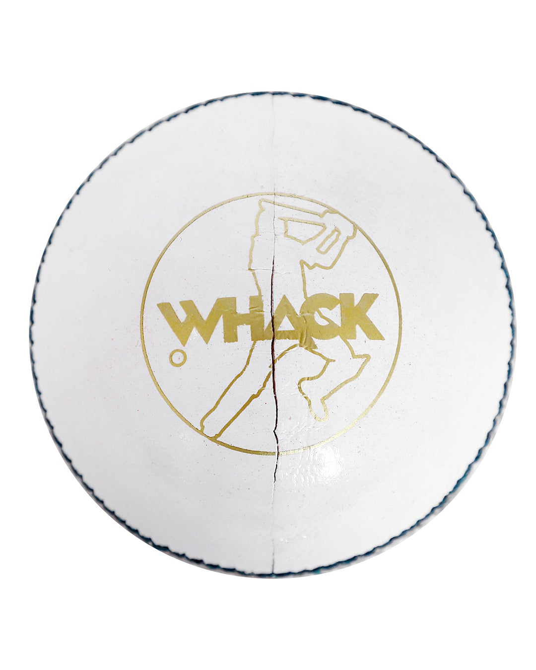 WHACK Test Leather Cricket Ball - 4 piece - 142gm - Red/White