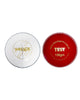 WHACK Test Leather Cricket Ball - 4 piece - 156gm - Red/White