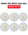 WHACK Test Leather Cricket Ball Bundle - 142gm- White - Pack of 6x or 12x