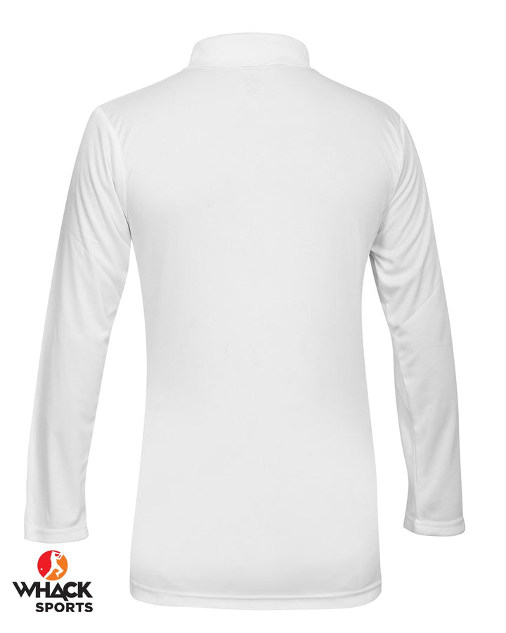 WHACK Elite Cricket Shirt - Full Sleeve - White - Senior