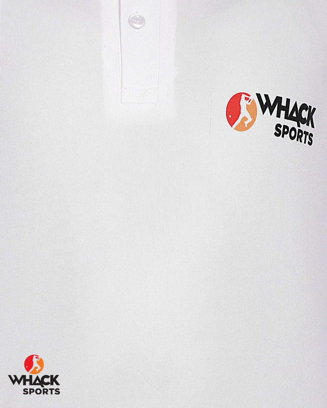 WHACK Elite Cricket Shirt - Full Sleeve - White - Senior