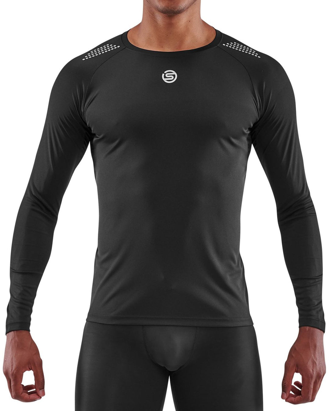 SKINS Series-3 Mens Long Sleeve Top - Black